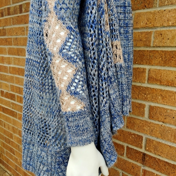 Love Stitch Open Front Cardigan Sz M - Picture 6 of 9